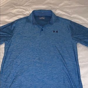 Blue Under Armour Golf Shirt